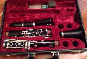 YAMAHA Custom CS CLARINET Granadilla Finish In Double Hard Case -XCLNT