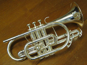 Besson Sovereign BE-928 B-flat cornet (silver plate)