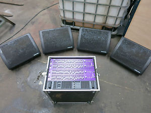 Complete monitor set up, 4x Matrix CFR 12, XT4004, 2x Klark Technik Square 1 EQs