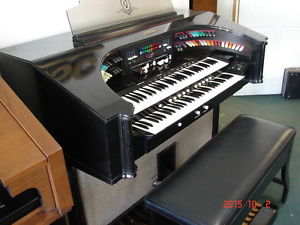 GULBRANSEN RIALO II TWO THEATRE ORGAN, LESLIE SPEAKER, BENCH, BASS PEDALS VIDEO