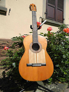 ANCIENNE GUITARE FLAMENCA BIANCA LUIS PARODI VALENCIA Années 40