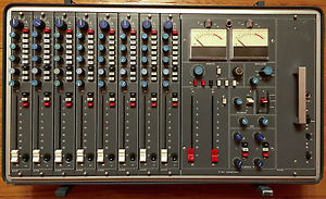 Vintage NEVE audio suitcase mixer, Microphone Mixer with (8) 34128 Modules