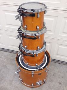 4pc Tama Starclassic Star Classic Drums With Mounts - JAPAN