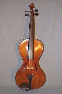 old antique violin copied on the 19th century from a model of Leopoldus Widhalm