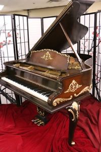 Art Case Steinway Model M Ornate "Totally Rebuilt""Hand Painted" Grand Piano