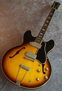 Gibson ES-330TD Sunburst 1964 w/hard case Free shipping guitar from Japan #E400