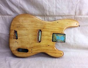 Vintage 1954 Fender Precision Bass Guitar Body for Restoration Original 1950's