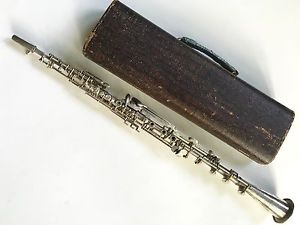 Kolhert Metal "Saxoboe" Metal Oboe W/ Sax Fingering & Mouthpiece Rare!
