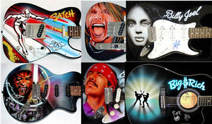 Custom Airbrush Work Done On A Guitar - You Pick The Portrait AFTAL