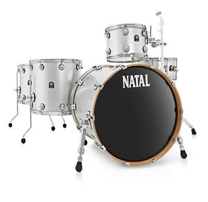 Natal Originals Birch Drum Kit, Shell Pack, 12", 14", 16", 22" Aluminium Wrap