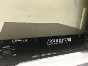 Soundcraft CPS-275 Power Supply Rackmount Audio Mixer Console CPS275 RW8022