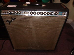 vintage Fender Super Reverb tube guitar amplifier