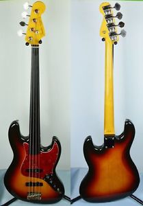 FENDER Jazz Bass Fretless JB'62 3TS 1989 JAPON RARE made in JAPAN