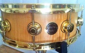 DW CRAVIOTTO EXOTIC WOOD SNARE DRUM 5.5 BRASS LUGS