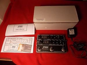 CUSTOM TONES ETHOS OVERDRIVE PREAMP EFFECTS PEDAL w/CLASSIC TLE SWITCH, COMPLETE