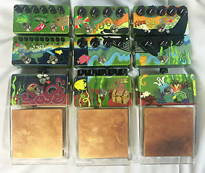 2010 Zvex Namm Pedalboard Set - "The Ocean" - New - 9 pedals - Museum