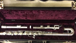 Bass Flute Querflote GEBRUDER MONNIG excellent condition!! flauto basso