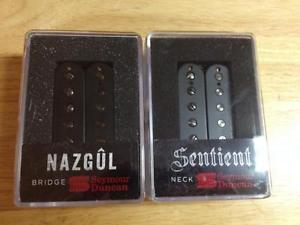 NEW Seymour Duncan Nazgul & Sentient 6 String Guitar Humbucker Pickup Set BLACK