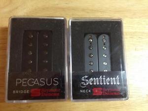 NEW Seymour Duncan Pegasus Trembucker & Sentient 6 String Guitar Pickups BLACK