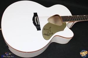 Gretsch G5022CWFE Rancher Jumbo White Falcon Acoustic-Electric, NEW! #33012