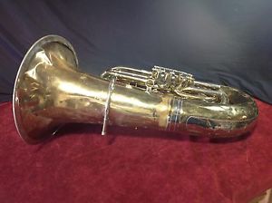 V.F. Cerveny 4/4 Rotary Valve Tuba, Missing Slide.