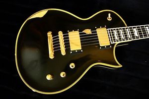 ESP Eclipse-II USA DB Distressed EMG VBK - Vintage Black