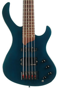 ESH Verschiedenste 5 Saiten E-Bass, mit LED Seite Dot Marker, Blaugrün