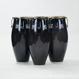 Natal En frêne Congas Bois de zèbre 10 Quinto,11 Conga, 12 Tumba (Neuf)