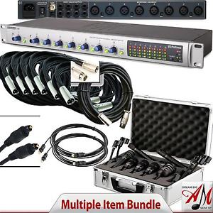 PreSonus DigiMax D8 & Audix DP7 BUNDLE ** INCLUDES 2x TOSLINK & 7x MIC CABLES