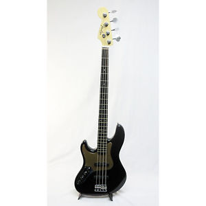 Fender American Deluxe Jazz Bass (Left Handed) with Case – Montego Black
