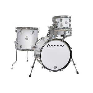 Ludwig Breakbeats Questlove Kit De Batería en blanco Sparkle (NUEVO)