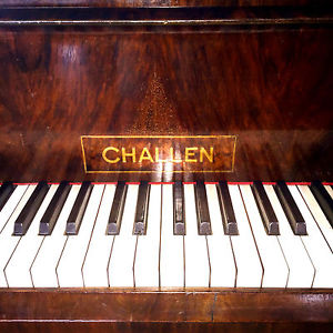 Challen Quality British Walnut Baby Grand Piano