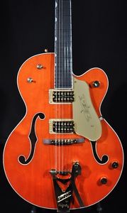 NEW GRETSCH G6120 CHET ATKINS NEW HOLLOW BODY GUITAR ORANGE
