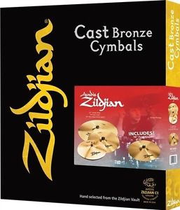 Zildjian FREE UK&EU SHIPPING A Avedis Cymbal Set Pack w/ 21 Sweet Ride FREE 18"