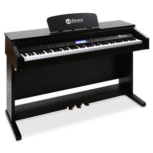 SCHUBERT DIGITALPIANO 88 TASTEN KEYBOARD KLAVIER 100 RHYTMEN MIDI AUX PADALE AUX