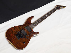 BC RICH Villain Deluxe electric GUITAR Tiger Eye new - Flame Maple - FLOYD ROSE