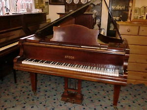 STECK  overstrung baby grand roller action rosewood can deliver! £650buy now