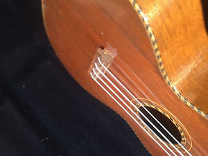 Beautiful looking and playing vintage Concert ukulele Mahogany with rope binding