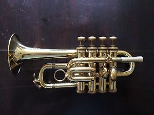 1974 Selmer 59 4 Valve Piccolo Trumpet W/ Leadpipe Paris France Instrument