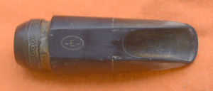 rare Selmer Soloist E on the Table HR Soprano Sax Mouthpiece