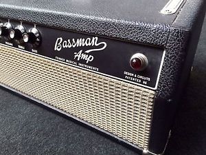 Vintage 60's FENDER BASSMAN AMP "BLACKFACE"
