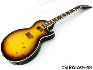 2016 Gibson USA Les Paul Standard T BODY & NECK Project Guitar Parts, Fireball