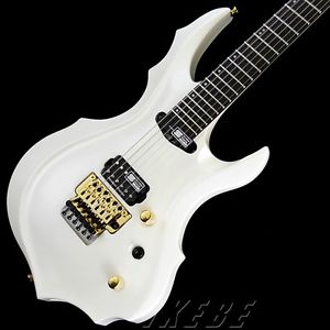 Edwards E-FR-140GT/BA Pearl White w/soft case F/S Guiter From JAPAN #Z269