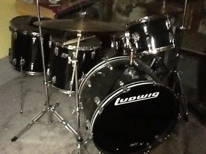 70's Ludwig Vistalite Smoke No Cracks!