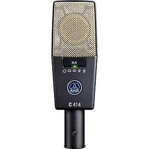AKG C414 XLS Reference Multipattern Condenser Microphone C-414 Legacy Studio Mic