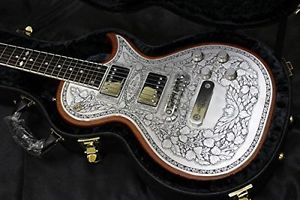 Zemaitis Casimere Series C24MF NAT Les Paul with Aluminum Plate Guiter in Japan