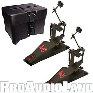 Axis A-L Longboard Single Bass Drum Pedal (Pair) Classic Black w/ 01-Case