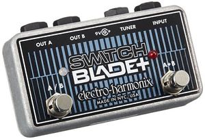 NEW Electro Harmonix Switchblade + Plus Channel Selector Guitar Pedal w/ 9V Batt
