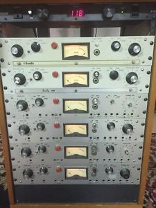 6 Scully 280 Mic Preamps With Custom Power Supply Working Ready To Record.