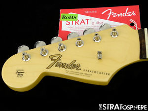 LEFTY Vintage 65 USA Fender Strat NECK & TUNERS Stratocaster Rosewood Thick "C"